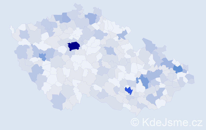 Jméno: 'Slavomíra', počet výskytů 432 v celé ČR