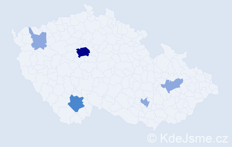 Jméno: 'Iegor', počet výskytů 10 v celé ČR