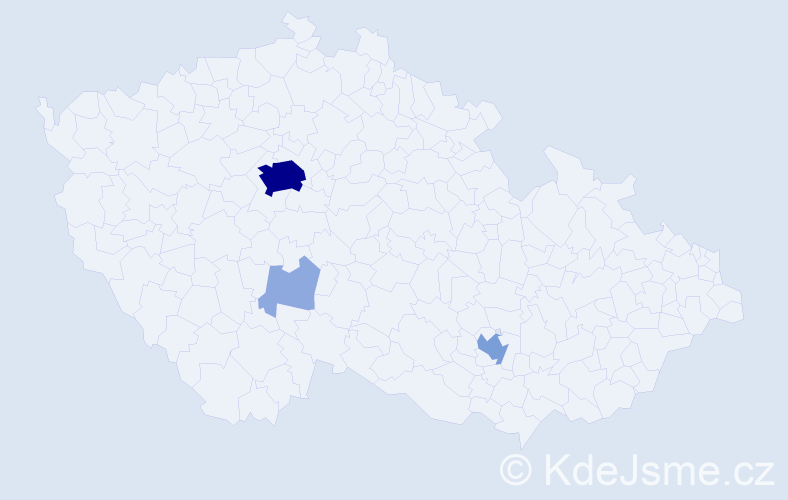 Jméno: 'Rada', počet výskytů 10 v celé ČR