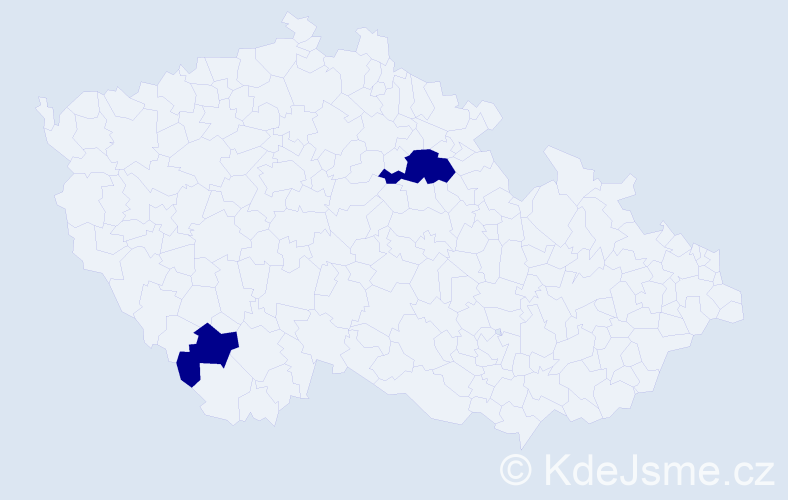 Jméno: 'Erik Michael', počet výskytů 2 v celé ČR