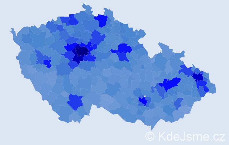 Jméno: 'Kateřina', počet výskytů 118127 v celé ČR