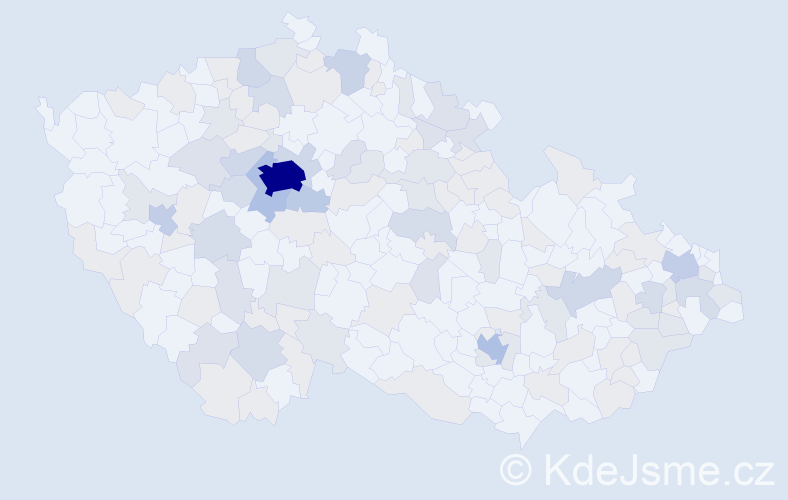 Jméno: 'Mikoláš', počet výskytů 283 v celé ČR