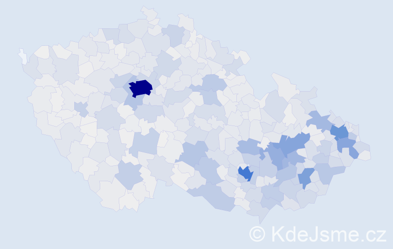Jméno: 'Magda', počet výskytů 5524 v celé ČR