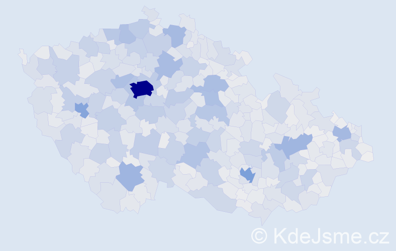 Jméno: 'Miloslav', počet výskytů 32769 v celé ČR