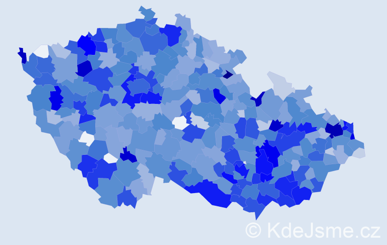 Jméno: 'Liliana', počet výskytů 2214 v celé ČR