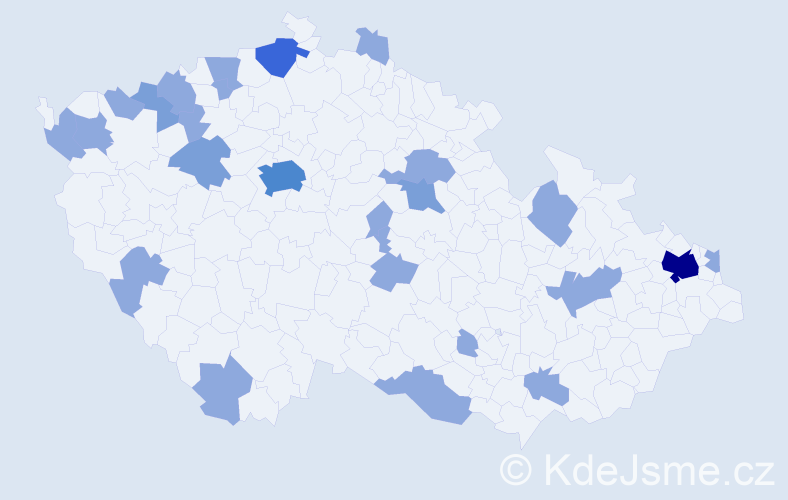 Jméno: 'Van Chung', počet výskytů 39 v celé ČR
