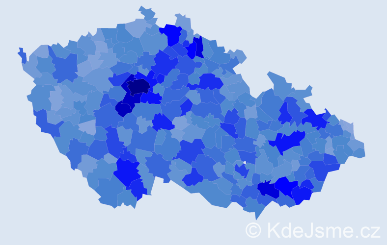 Jméno: 'Štěpán', počet výskytů 21373 v celé ČR