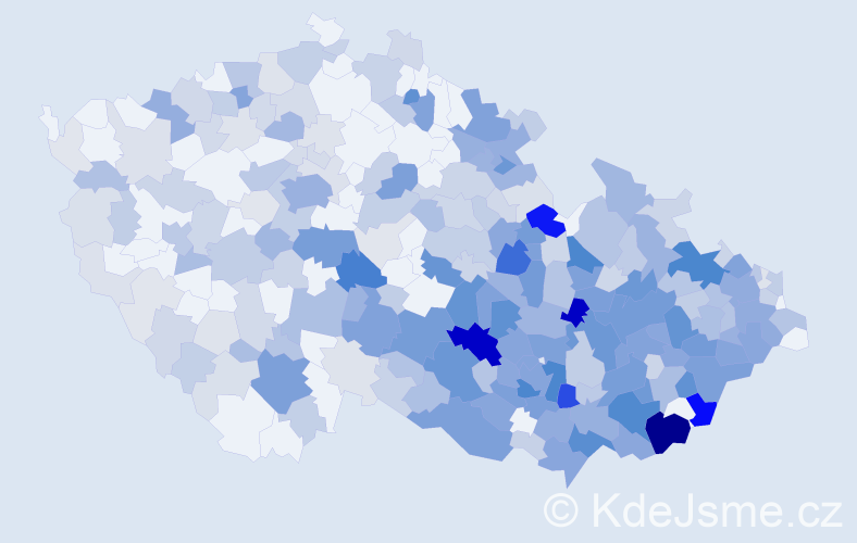 Jméno: 'Zdislava', počet výskytů 882 v celé ČR
