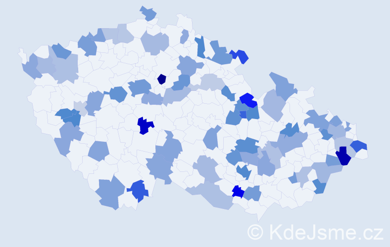 Jméno: 'Abigail', počet výskytů 108 v celé ČR