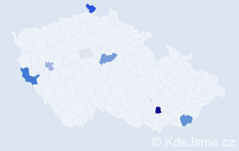 Jméno: 'Jan Prokop', počet výskytů 7 v celé ČR