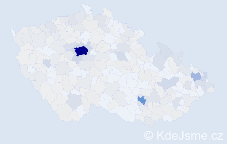 Jméno: 'Sofia', počet výskytů 691 v celé ČR