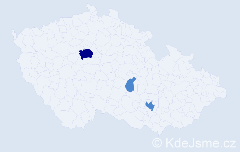 Jméno: 'Reda', počet výskytů 5 v celé ČR