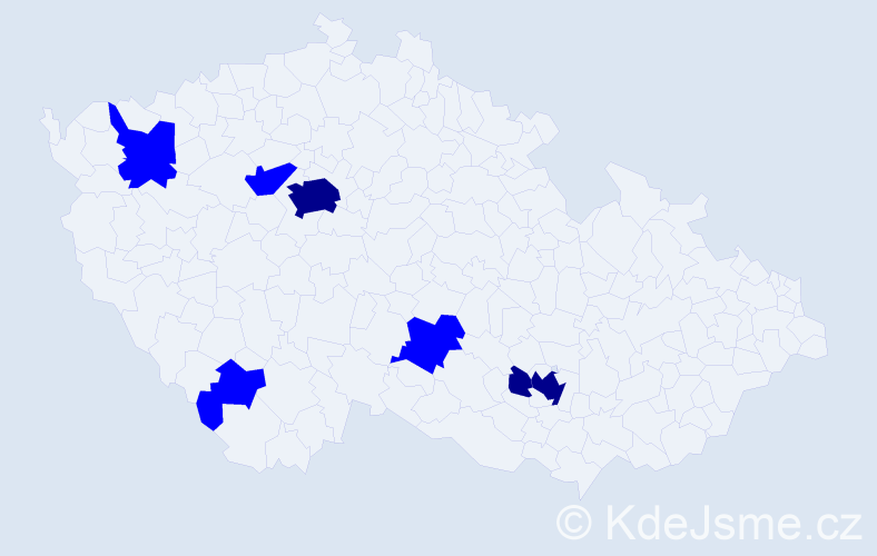 Jméno: 'Sargis', počet výskytů 10 v celé ČR