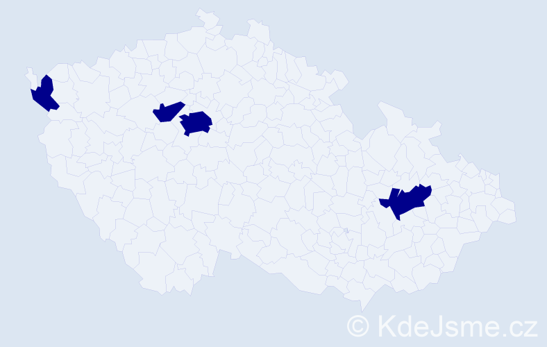 Jméno: 'Van Thap', počet výskytů 4 v celé ČR