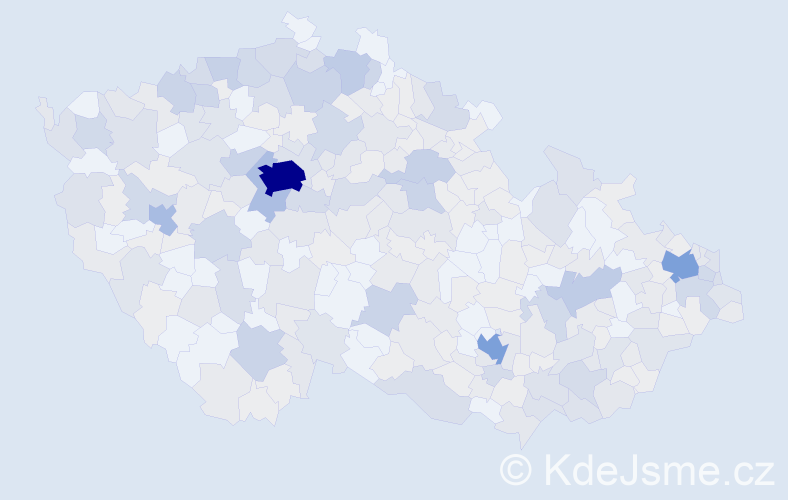 Jméno: 'Victoria', počet výskytů 776 v celé ČR