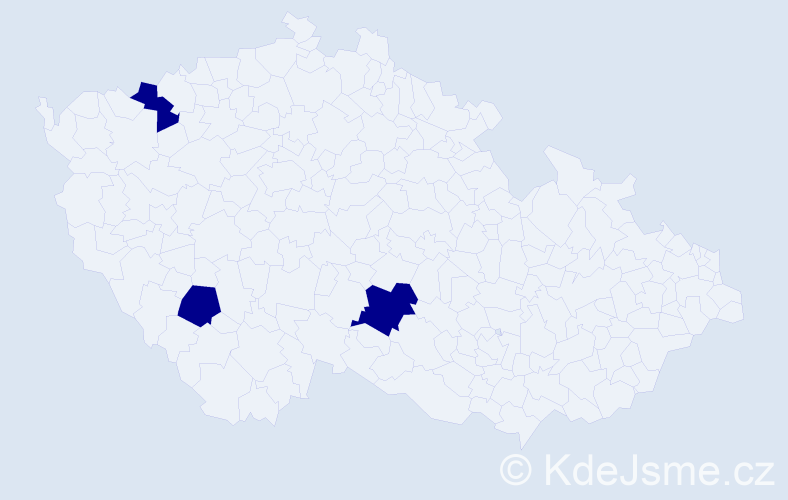Jméno: 'Dylan Alexander', počet výskytů 3 v celé ČR