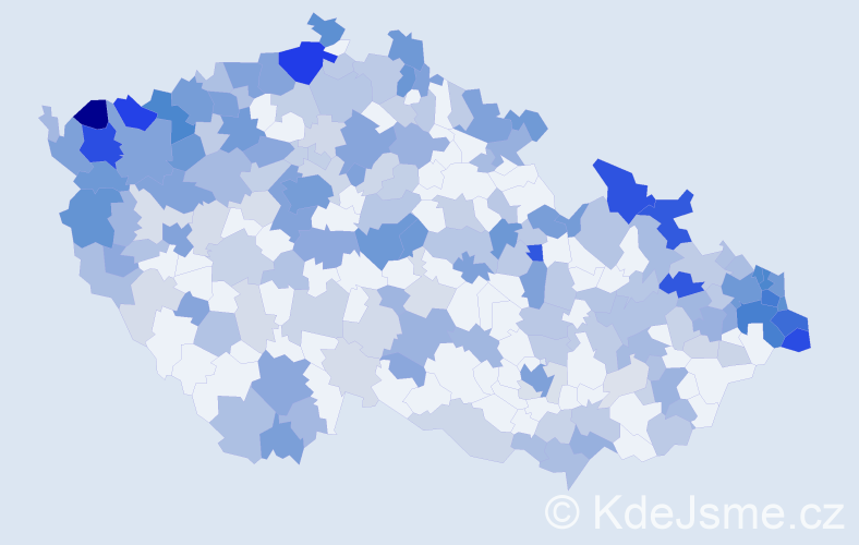 Jméno: 'Leon', počet výskytů 570 v celé ČR
