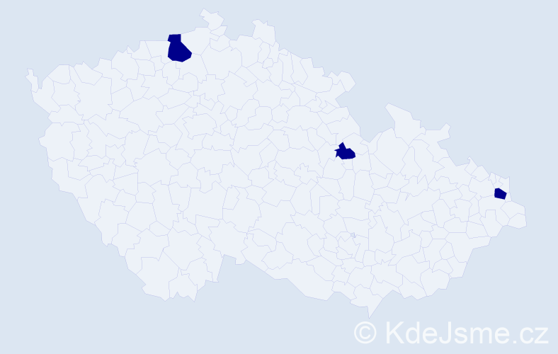 Jméno: 'Eliška Mária', počet výskytů 3 v celé ČR