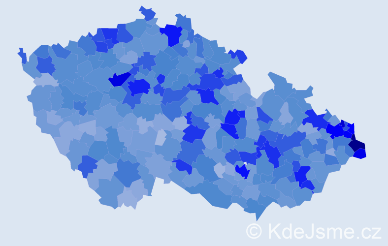 Jméno: 'Jolana', počet výskytů 6350 v celé ČR