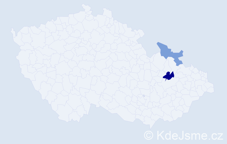 Jméno: 'Trane', počet výskytů 4 v celé ČR