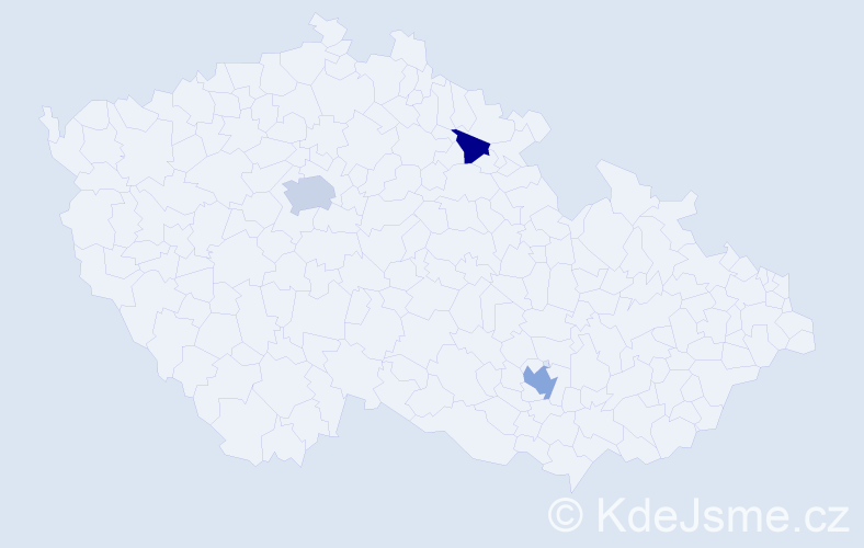Jméno: 'Renee', počet výskytů 5 v celé ČR