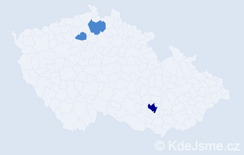 Jméno: 'Christopher James', počet výskytů 5 v celé ČR