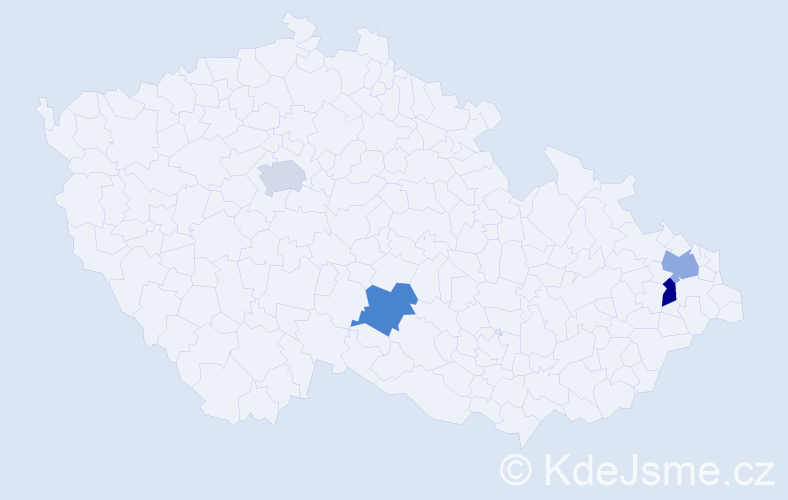 Jméno: 'Ngoc Tung', počet výskytů 4 v celé ČR