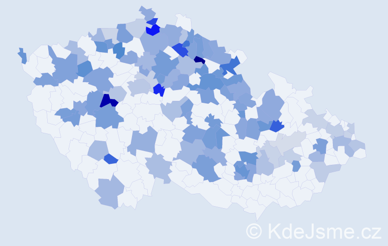 Jméno: 'Drahuška', počet výskytů 176 v celé ČR