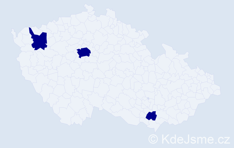 Jméno: 'Enrigue', počet výskytů 3 v celé ČR