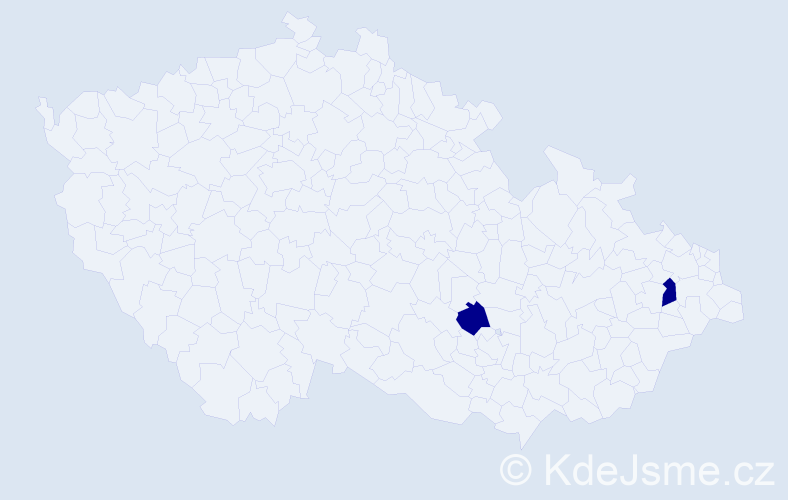 Jméno: 'Idael', počet výskytů 2 v celé ČR