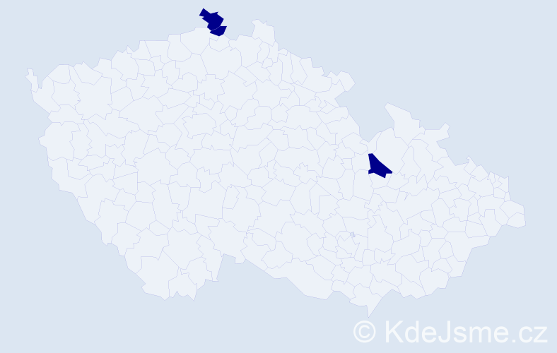 Jméno: 'Quoc Dat', počet výskytů 3 v celé ČR