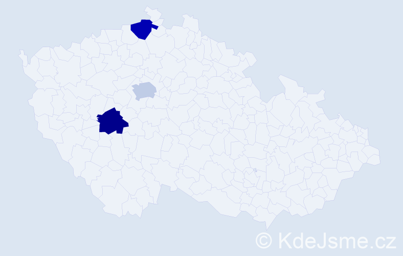 Jméno: 'Quang Nhat', počet výskytů 3 v celé ČR