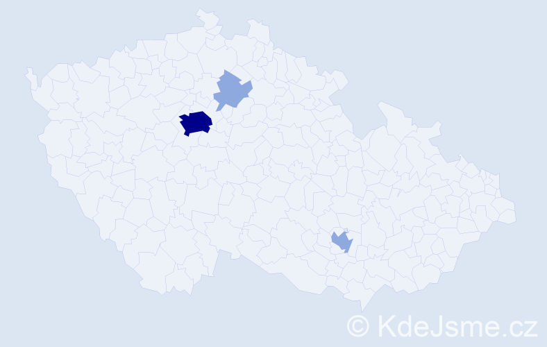 Jméno: 'Katica', počet výskytů 7 v celé ČR