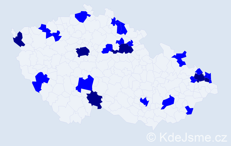 Jméno: 'Alfonz', počet výskytů 32 v celé ČR