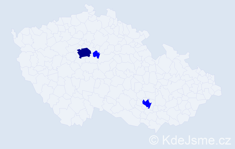 Jméno: 'Neila', počet výskytů 4 v celé ČR