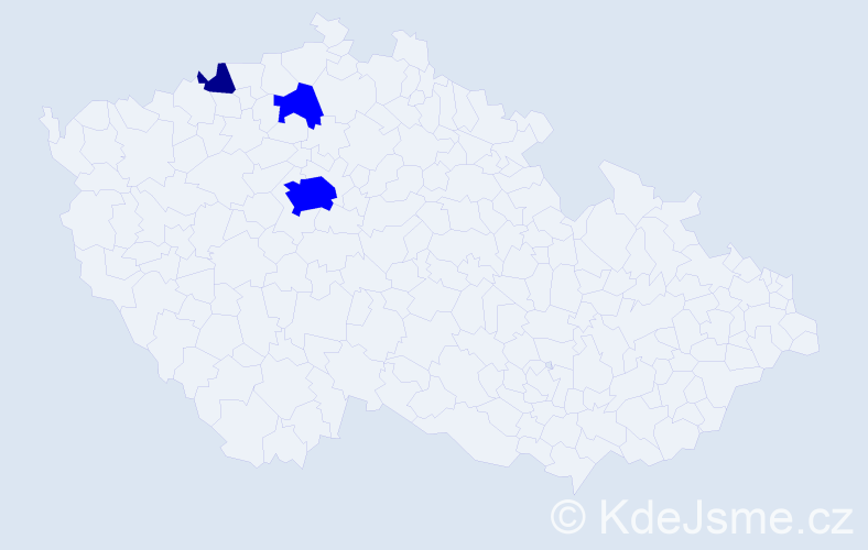 Jméno: 'Ragnar', počet výskytů 4 v celé ČR