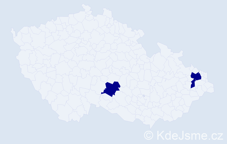Jméno: 'Ngoc Tung', počet výskytů 3 v celé ČR