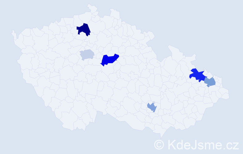 Jméno: 'Aleksandar Dimitrov', počet výskytů 6 v celé ČR