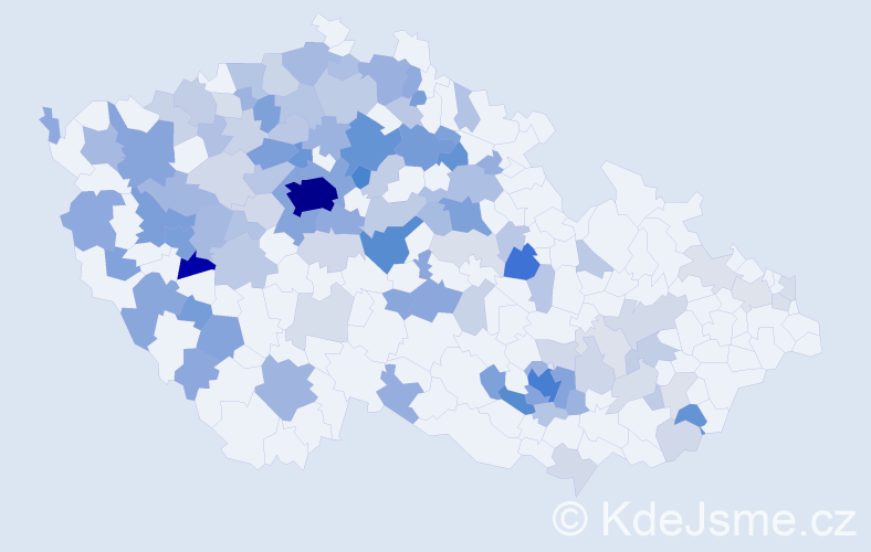Jméno: 'Vladyslav', počet výskytů 411 v celé ČR