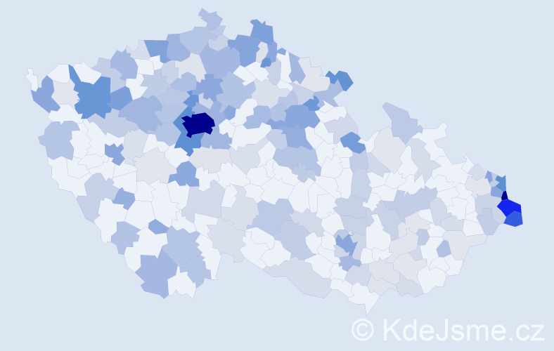 Jméno: 'Alina', počet výskytů 669 v celé ČR