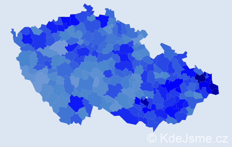 Jméno: 'Roman', počet výskytů 67754 v celé ČR