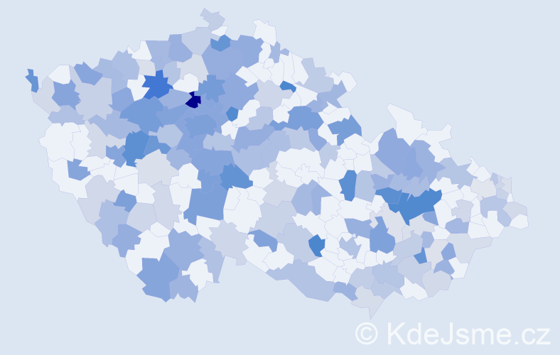 Jméno: 'Vratislava', počet výskytů 359 v celé ČR