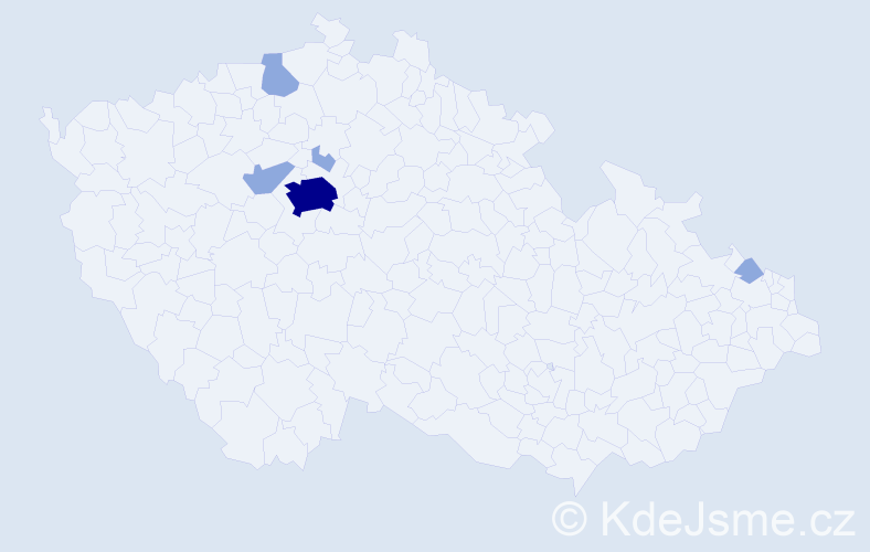 Jméno: 'Dragiša', počet výskytů 13 v celé ČR