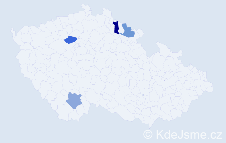 Jméno: 'Laura Isabella', počet výskytů 4 v celé ČR