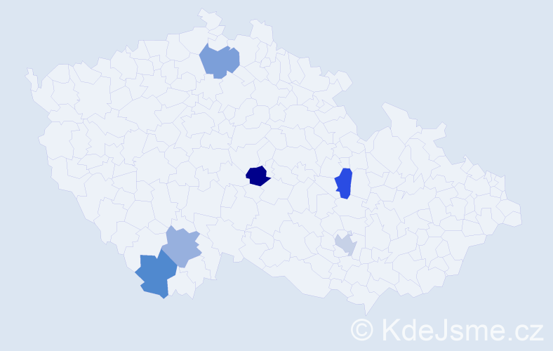 Jméno: 'Hai Ly', počet výskytů 6 v celé ČR