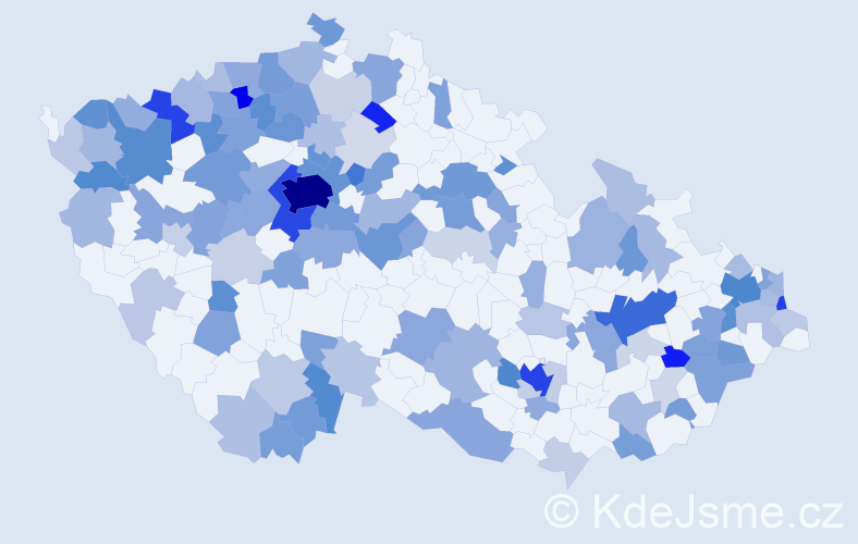 Jméno: 'Marko', počet výskytů 365 v celé ČR