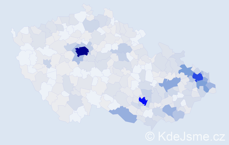 Jméno: 'Darja', počet výskytů 1018 v celé ČR