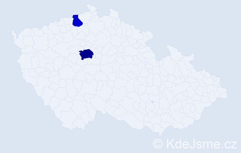 Jméno: 'Xiaoli', počet výskytů 9 v celé ČR