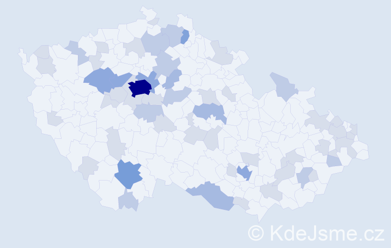 Jméno: 'Bianka', počet výskytů 110 v celé ČR