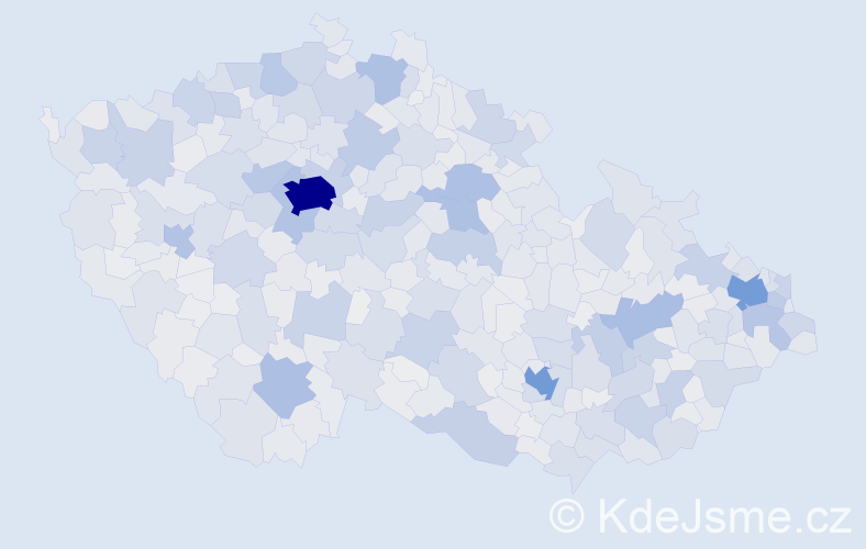 Jméno: 'Monika', počet výskytů 63360 v celé ČR